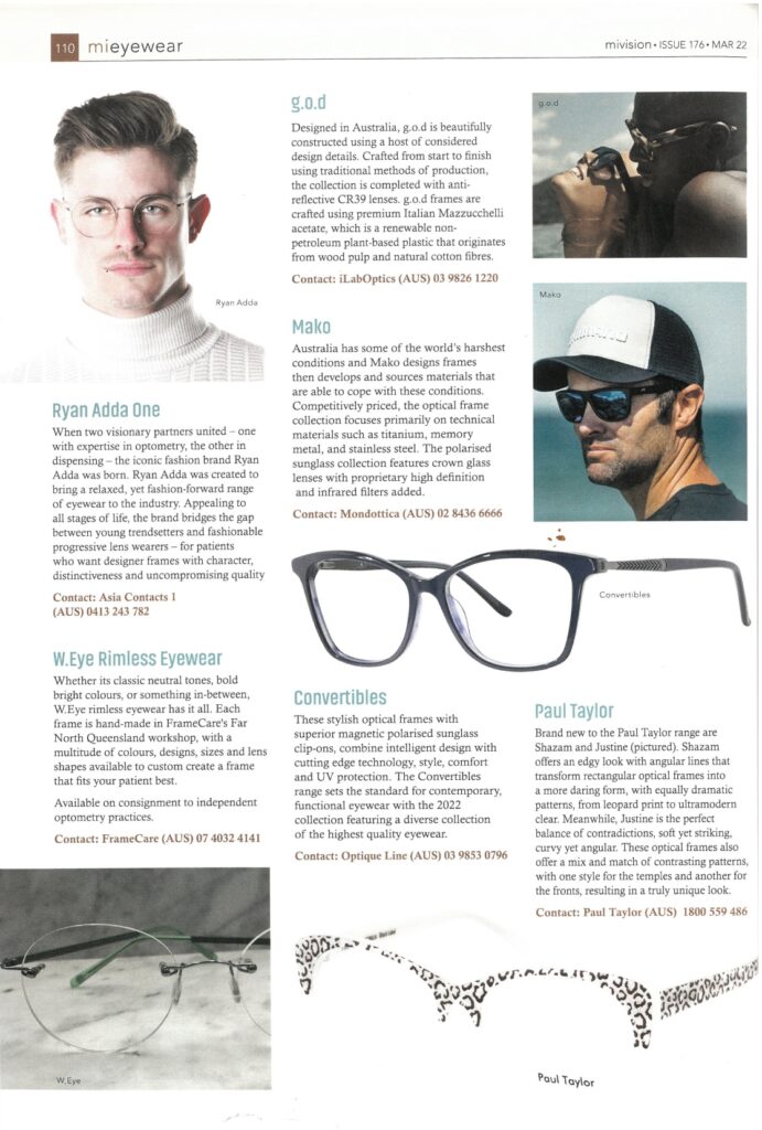 2022 March Issue 176 3 3 Mivision Fearless Designs from Australia RYAN ADDA Page 110 pdf 1 1