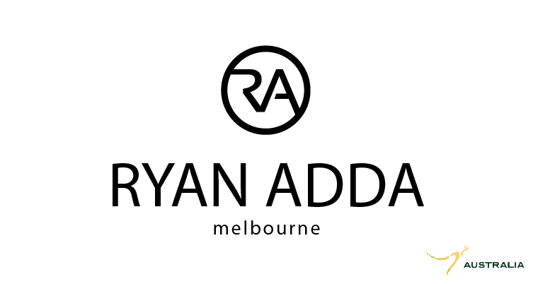 RYAN ADDA BLACK TRIANGLE LOGO W MELBOURNE Australia's Nation Brand Logo